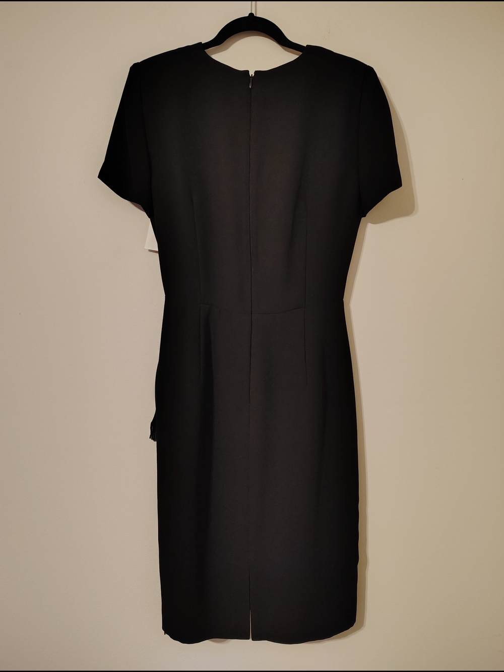 Black Wrap-Style Women's Dress - Unbranded - Picture 2 of 4